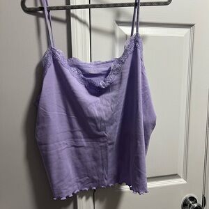 Old Navy Purple Lace Trim Cami
